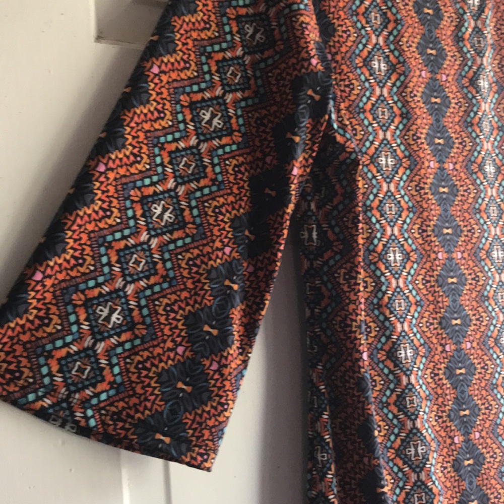 Women’s Multicolor Patterned Dress Size Small - Picture 3 of 10